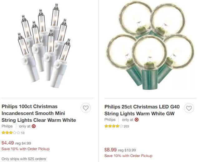 Target: Philips Christmas Lights as Low as $4