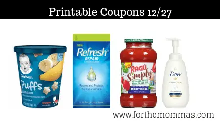 Printable Discount coupons Roundup 12/27: Conserve Upon Gerber, RAGÚ image relating to Ragu Printable Coupons named Printable Discount coupons Roundup 12/27: Help you save Upon Gerber, RAGÚ