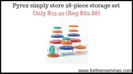 Pyrex simply store 28-piece storage set 