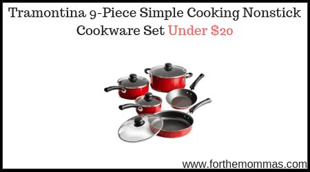 Tramontina 9-Piece Simple Cooking Nonstick Cookware Set 