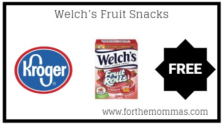 Kroger Mega Sale: FREE Welch’s Fruit Snacks