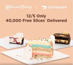 cheesecake factory free cheesecake