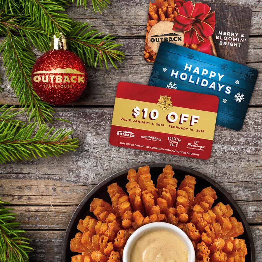 Outback Steakhouse: Get $50 Worth eCards & Get $20 eCard FREE