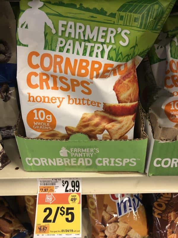 Giant: FREE Farmer’s Pantry Cornbread Crisps Thru 1/24!