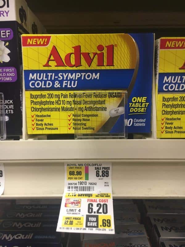 ShopRite: FREE Advil Multi-Symptom Tablets Thru 1/12!