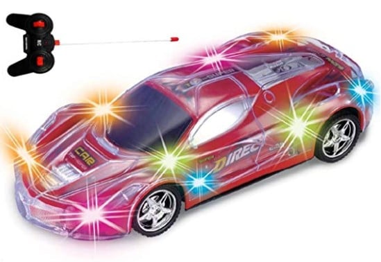 Haktoys Light Up Racing Red Sports Car with Spectacular Flashing LED Lights $14.95 (Reg $30)