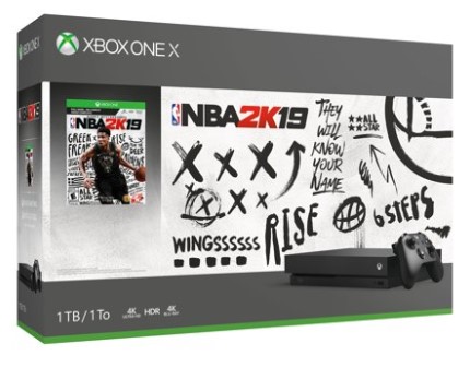 Microsoft Xbox One X 1TB NBA 2K19 Bundle ONLY $371.06 (Reg $500)