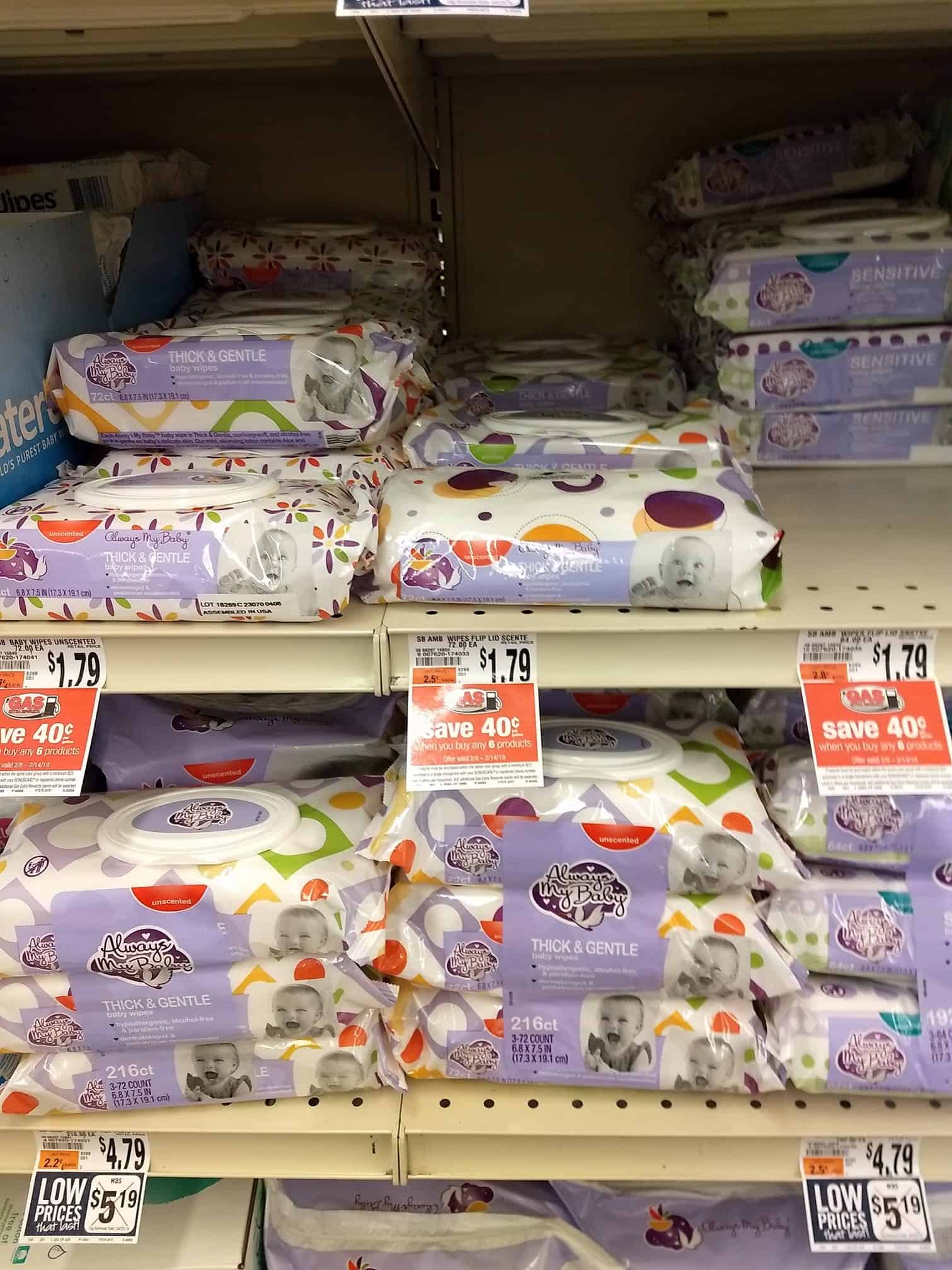 always my baby wipes