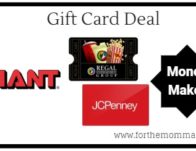 Giant: Gift Card Moneymaker Deal Starting 3/1! {10X’s Points}