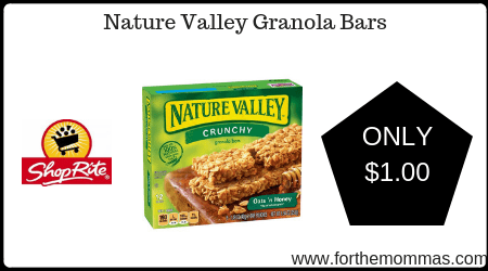 ShopRite: Nature Valley Granola Bars JUST $1.00 Each Thru 7/13! {Still Available}