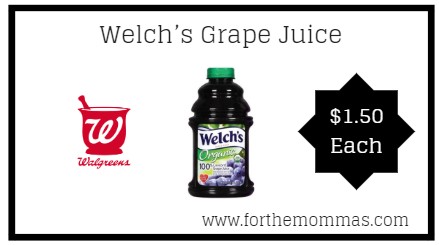 Walgreens: Welch’s Grape Juice ONLY $1.50 Each Starting 3/3