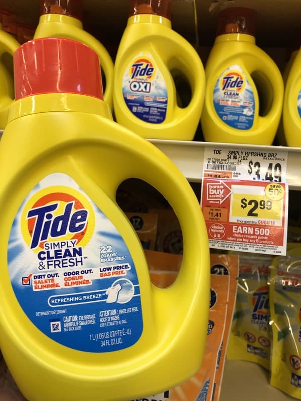 Giant: Tide Simply Laundry Detergent ONLY $0.49 Each Thru 4/4!