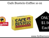 ShopRite: Cafe Bustelo Coffee 10 oz JUST $1.50 Each Thru 3/16!