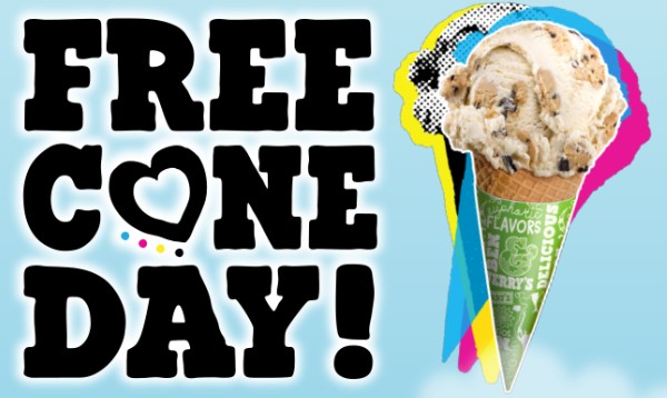 Ben & Jerry's Free Cone Day on April 9th