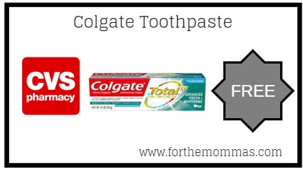 CVS: Colgate Toothpastes