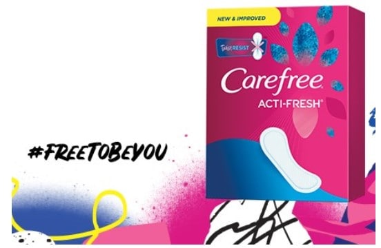Free Carefree Acti-Fresh Twist Resist Liners