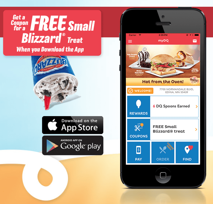 Free Small Blizzard Treat at Dairy Queen