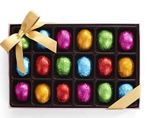Godiva Chocolatier Assorted Chocolate Foil Eggs Box,