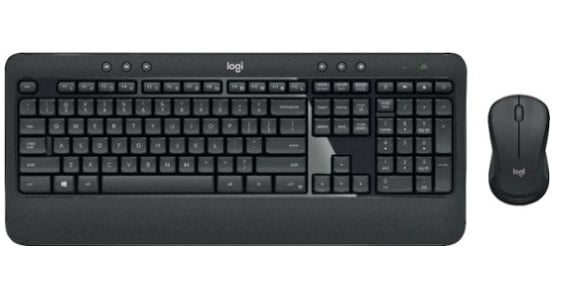 Logitech - Advanced Wireless Keyboard and Mouse Bundle $29.99 {Reg $60}