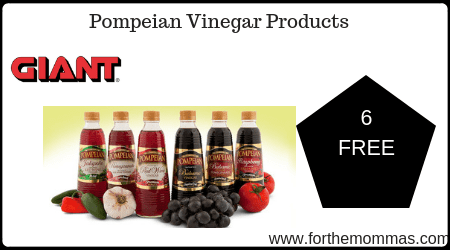 Giant: Pompeian Vinegar Products