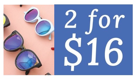 Cents of Style: Buy 2 Sunglasses for $16