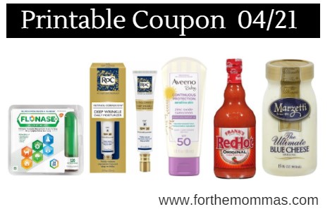 Newest Printable Coupons 04/21: Save On Aveeno, Marzetti, McCormick & More
