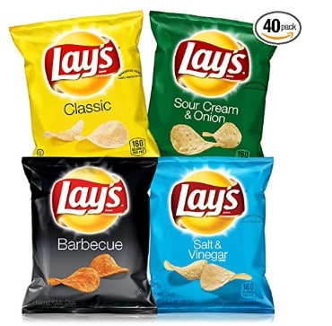 Lay’s Potato Chips Variety Pack 40-Count $10.29 at Amazon