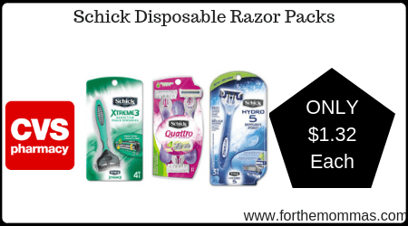 Schick Disposable Razor Packs