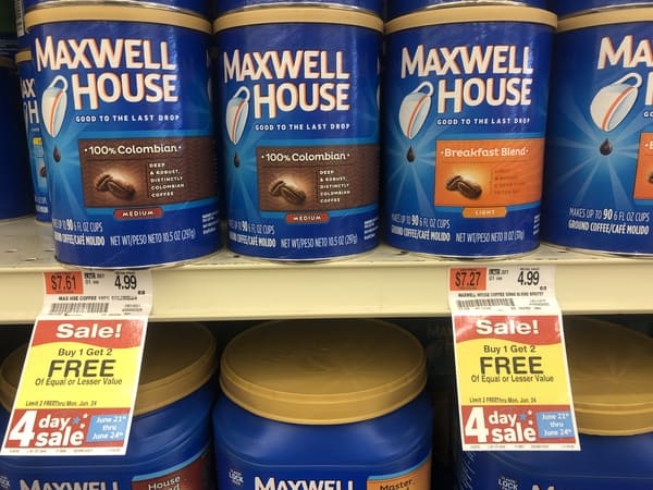 Acme: Maxwell House Coffee ONLY $1.66 Each Thru 6/24!