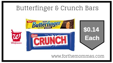 Walgreens: Butterfinger & Crunch Bars ONLY $0.14 Each Starting 6/16