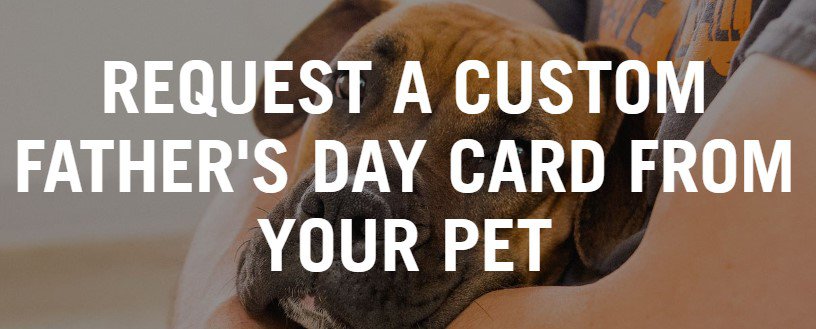 Free Father's Day Card from Your Pet