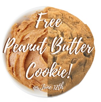 Free Peanut Butter Cookie at Nestle Toll House Cafe