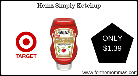 ketchup heinz simply target only