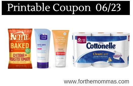 Newest Printable Coupons 06/23: Save On Kettle, Cottonelle, Neutrogena & More