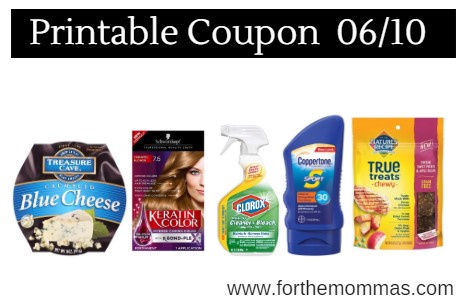 Newest Printable Coupons 06/10: Save On Treasure Cave, Clorox, Coppertone & More