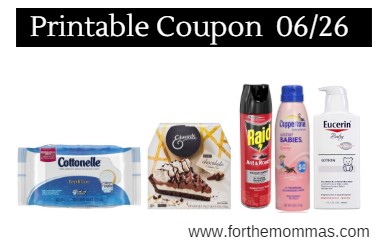 Newest Printable Coupons 06/26: Save On Eucerin, Cottonelle, Coppertone & More