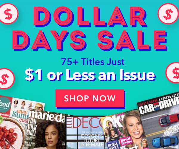 DiscountMags: The All Issues $1 or Less July 19 Sale