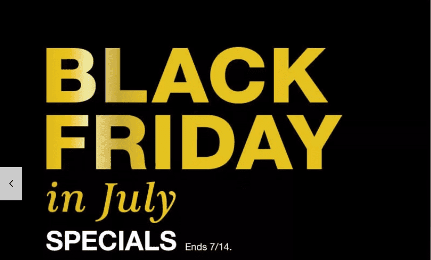 Macy's Black Friday in July Sale: Extra 25% off