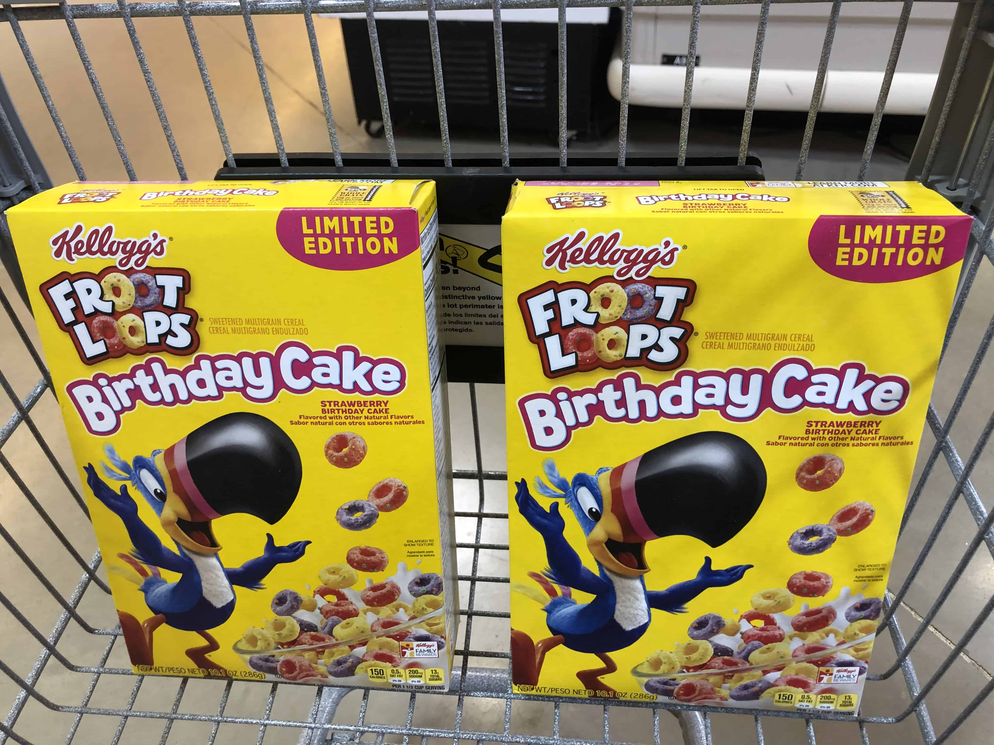 Giant: Kellogg’s Froot Loops Birthday Cake Cereals ONLY $0.49 Each Thru 7/18!