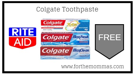 Rite Aid: Colgate Toothpaste