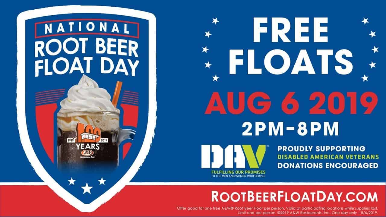 Free Root Beer Float Day at A&W