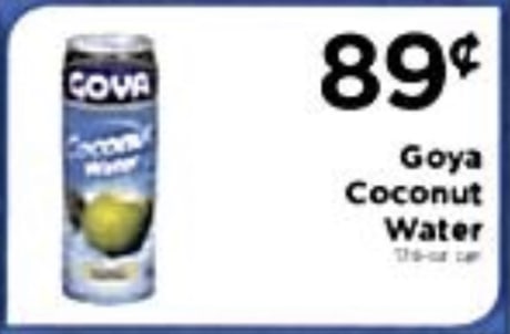 ShopRite: Goya Coconut Water ONLY $0.14 Each Starting 8/4!