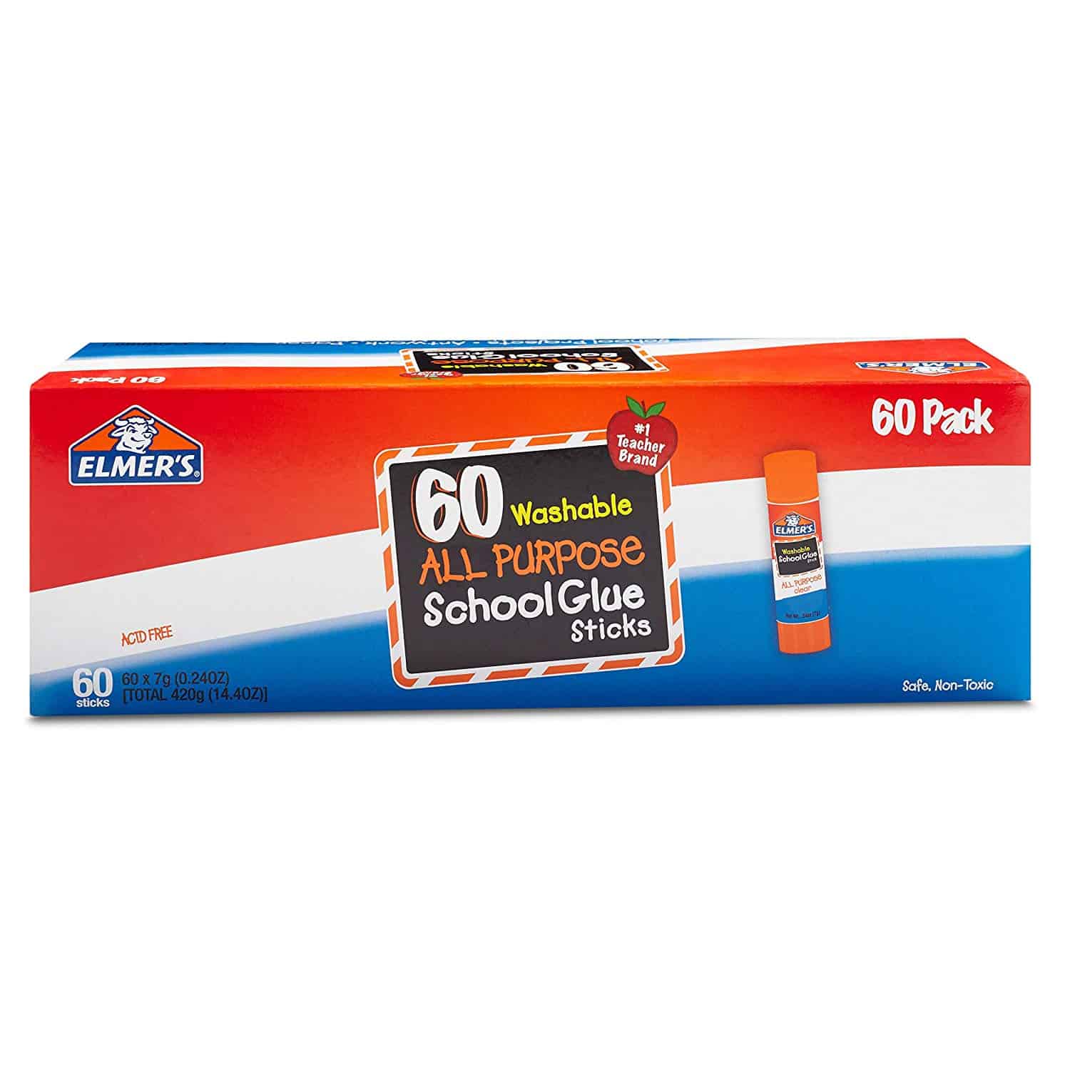 60 PC Elmer’s All Purpose School Glue Sticks $14.87 (Reg $37.76)