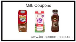 Milk Coupons - Horizon, a2 Milk and Promised Land