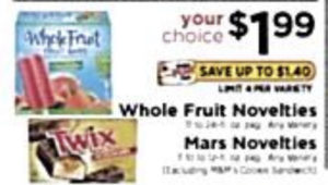 Whole Fruit Fruit Bars ONLY $0.99 Each Starting 8/25!