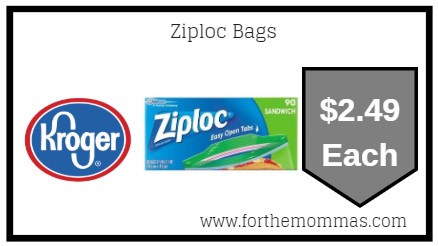 Kroger Mega Sale: Ziploc Bags ONLY $2.49 {Reg $3.99}