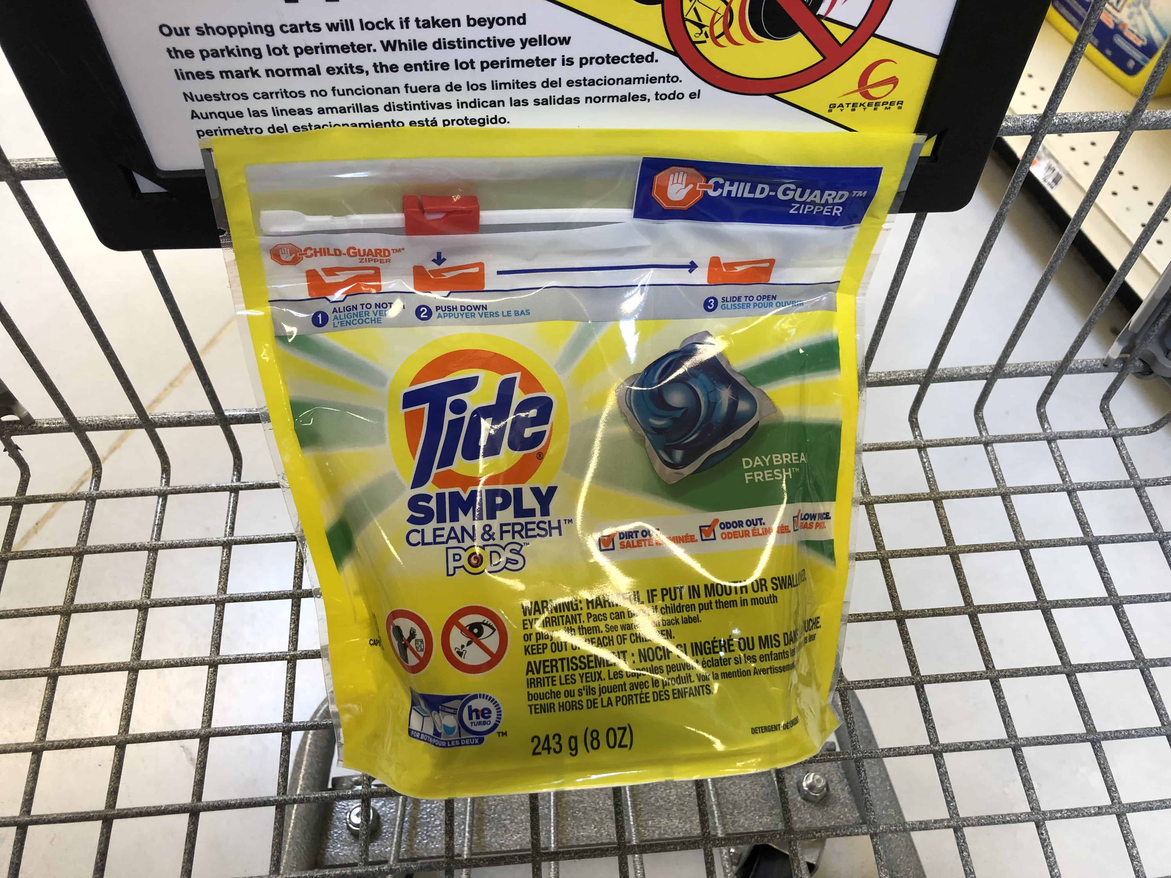 Giant: Tide Simply Laundry Detergent Pods ONLY $1.00 Each Starting 9/27!