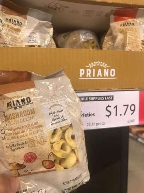 Aldi Priano Pasta Products Only 1 79 Each