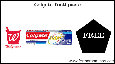 Walgreens: Colgate Toothpaste