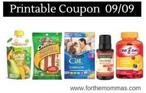 Newest Printable Coupons 09/09: Save On Happy Baby, Frigo, Nature's ...